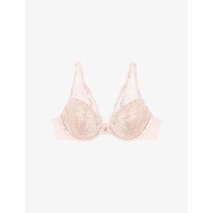 Thirdlove size 32B lace contour plunge bra  lace comfy removable  pads - NWT